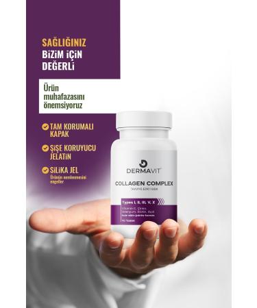 5 Types Collagen Type 1 Type 2 Type 3 Type 5 Type 10 (Selenium Vitamin C and Zinc) 90 Tablets - Buy Online on GoSupps.com