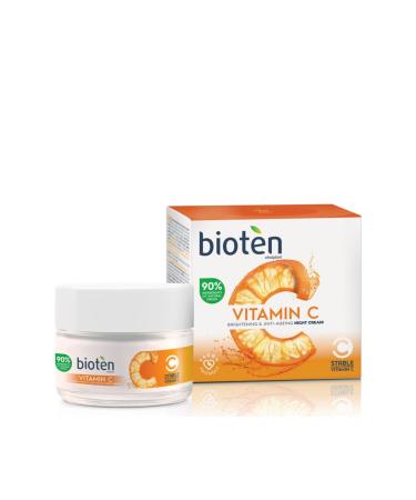 Bioten Vitamin C Brightening & Anti-Aging Night Cream 50 Ml - Buy Online on GoSupps.com