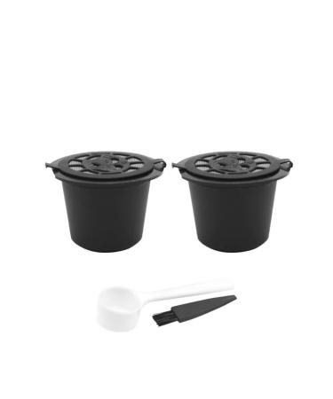 SONREYON 2 Refillable Nespresso Coffee Capsules (You can wash and refill.)