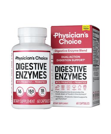 Physician's Choice Digestive Enzymes Multi Enzymes 60 Capsules
