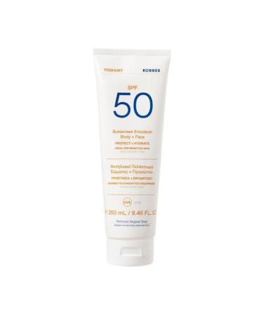 Korres GREEK YOGHURT GREEK YOGURT FACE AND BODY CREAM SPF 50 250 ML / SUN CREAM 50 - Buy Online on GoSupps.com