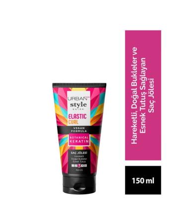 Urban Care BOTANICAL KERATIN COMPLEX and UV FILTER formula Style Guide Elastic Curl Gel 150ml