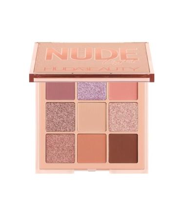 Huda Beauty Soft Mattes Super Shiny Colors And Complementary Metallics Nude Light Eyeshadow Palette