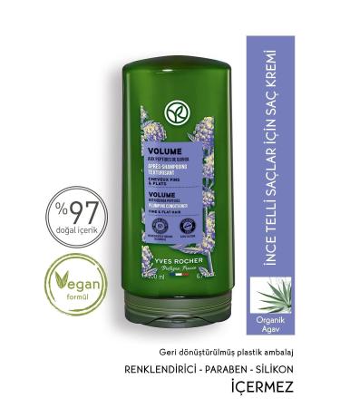 Yves Rocher Fine Hair Volumizing Conditioner - Vegan-200 ml + La Roche Posay Gel