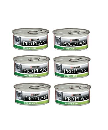 Pro Plan Sterilized Tuna and Salmon Cat Canned Food 85 Gr. X 6 Pieces