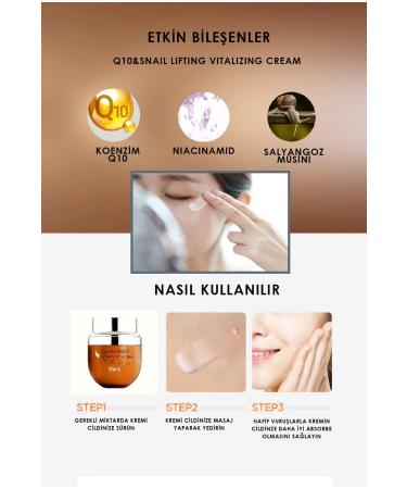BRANIG Intensive Firming Anti-Aging Q10&snail Lifting Vitalizing Cream Made In Korea - Buy Online on GoSupps.com
