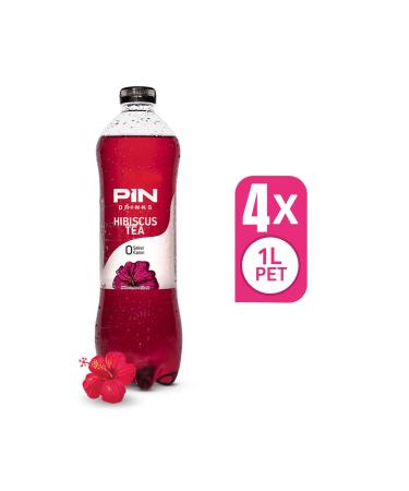 Pin Hibiscus Tea - Sugar-free & Calorie-free 1 Liter x 4 Pieces