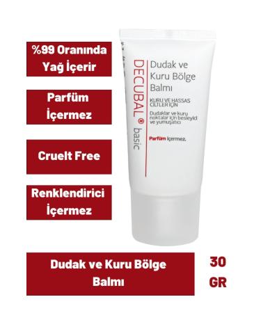 Decubal Clinical Cream for Dry and Sensitive Skin 250 ml and Lip Balm 30 ml - Buy Online on GoSupps.com