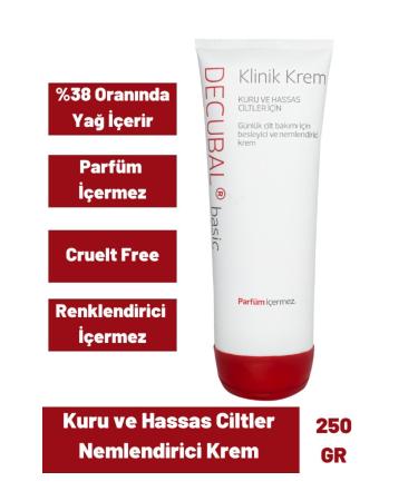 Decubal Clinical Cream for Dry and Sensitive Skin 250 ml and Lip Balm 30 ml - Buy Online on GoSupps.com