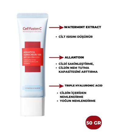 Cell Fusion C Derma Relief 100 Spf 50 /pa Sunscreen and Aquatica Moisturizer for Kids and Adults - Buy Online on GoSupps.com