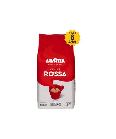 LavAzza Qualita Rossa Coffee Beans - 1 Box - 1kg X 6 Pieces - Buy Online on GoSupps.com