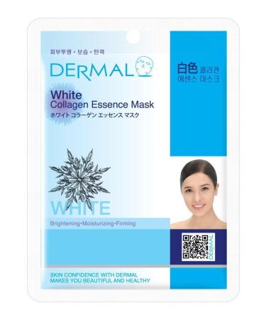 Dermal Brightening Moisturizing Firming White Collagen Mask 23 gr - Buy Online on GoSupps.com