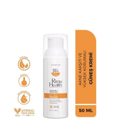Rimu Health Products Anti-Blackhead and Anti-Acne Sunscreen for Oily and Combination Skin 50 ml