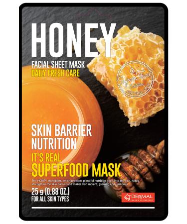 Dermal Barrier Strengthening and Nourishing Superfood Honey Mask for All Skin Types 25 gr