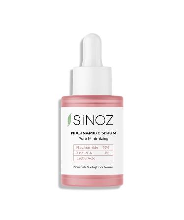 Sinoz Pore Tightening Sebum Balancing Anti-Acne Serum Niacinamide 10% + Zinc Pca 1% 30 Ml - Buy Online on GoSupps.com