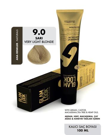 glam look Glamlook 9.0 Yellow 100 ml Permanent Hair Dye - Buy Online on GoSupps.com