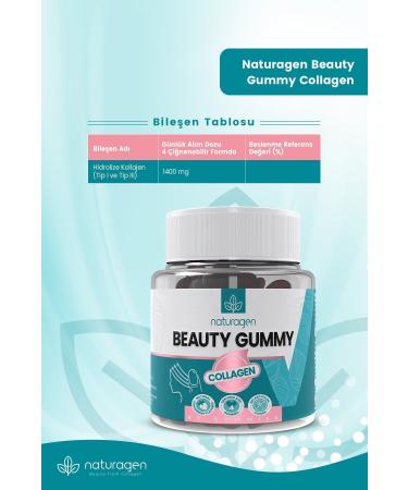 Naturagen Gummy 60 Pieces Type 1&3 Collagen Jelly Form - Buy Online on GoSupps.com