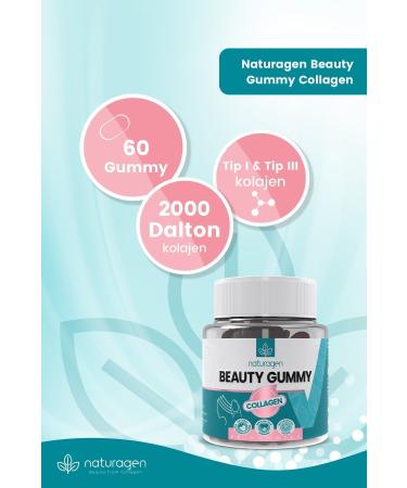 Naturagen Gummy 60 Pieces Type 1&3 Collagen Jelly Form - Buy Online on GoSupps.com