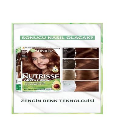 Garnier Nutrisse Intense Nourishing Permanent Cream Hair Dye 5.35 Chocolate Brown - Buy Online on GoSupps.com