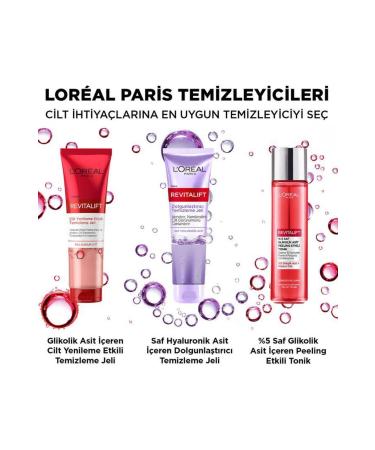 L'Oreal Paris 3 Pieces Loreal Paris Revitalift Plumping Cleansing Gel 150 ml and ROSIE - Buy Online on GoSupps.com
