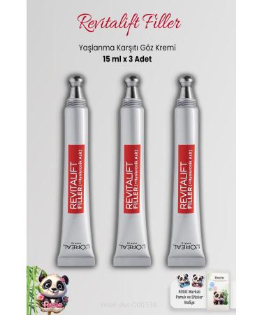 L'Oreal Paris Loreal Paris 3 Pieces Revitalift Filler Anti-Aging Eye Cream 15 ml and ROSIE