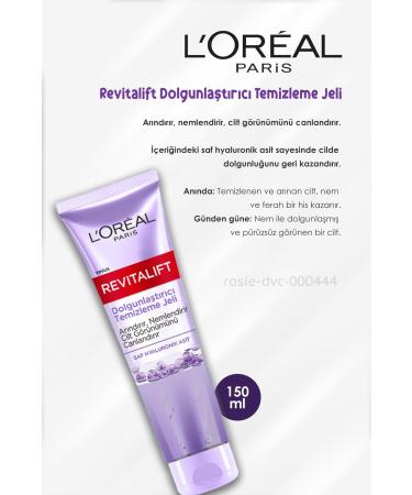 L'Oreal Paris 3 Pieces Loreal Paris Revitalift Plumping Cleansing Gel 150 ml and ROSIE - Buy Online on GoSupps.com
