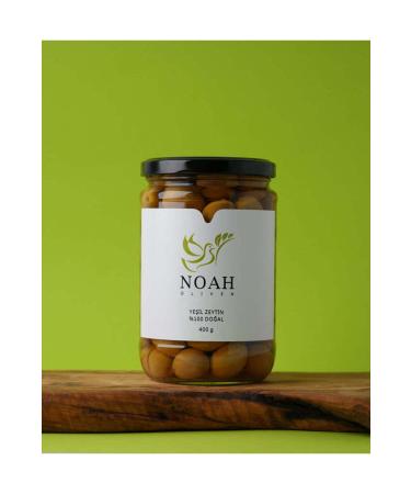 Noah Oliven Tomato Cracked Green Olives 400 g