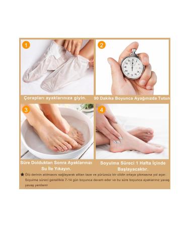 Dermotic Foot Peeling Mask for Dead Skin and Cracks + Blackhead Nose Strip - Buy Online on GoSupps.com