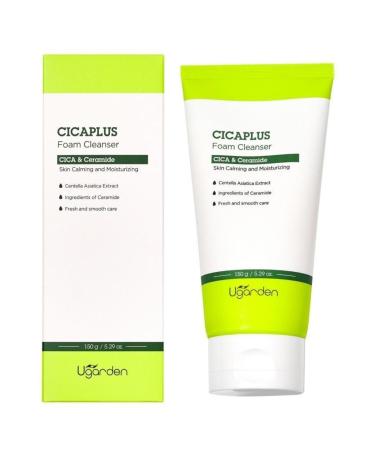 Dermal Ugarden Cicaplus Centella Asiatica and Ceramide Essence Moisturizing Cleansing Foam - Buy Online on GoSupps.com