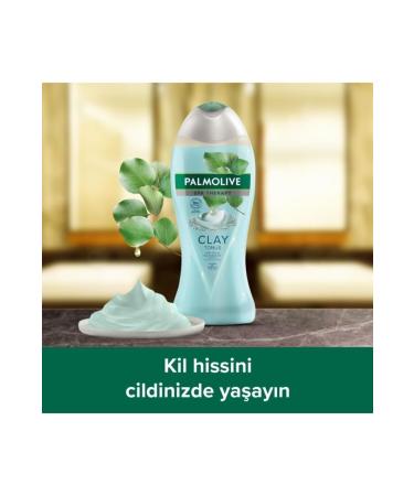 Palmolive Spa Therapy Clay Tonus Bath and Shower Gel 2 X 500 Ml + Shower Fibre Gift - Buy Online on GoSupps.com
