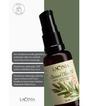 Lacinia Ozone Enriched Olive Oil 30 ml Suitable for Hand Face and Body Care - Buy Online on GoSupps.com