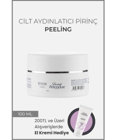 BEAUTE ATTENDUE Brightening Purifying and Skin Tone Equalizing Rice Peeling