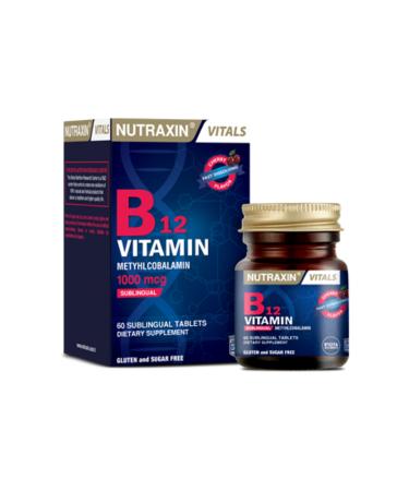 Nutraxin Vitamin B 12 60 Sublingual Tablets (SINGLE)