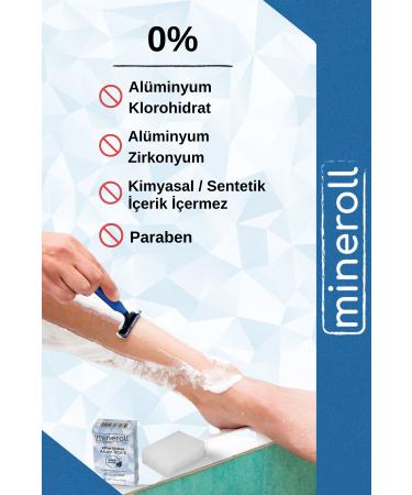 Mineroll After Shave Skin Alum Good for Skin Blemishes Ingrown Toxin Prevention For Women & Men - Buy Online on GoSupps.com