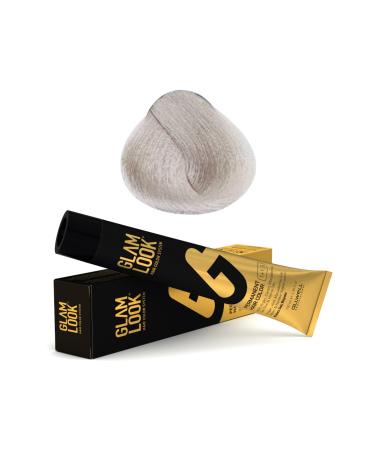 glam look Glamlook Permanent Hair Dye 100 ml Platinum Blonde Intense Ash 12.11