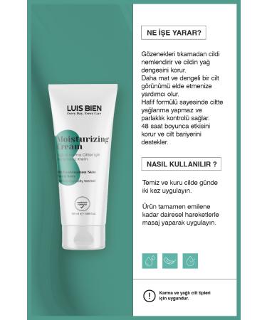 Luis Bien Moisturizing Face Cream for Oily and Combination Skin 50 ml - Buy Online on GoSupps.com