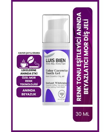 Luis Bien Teeth Whitening Gel | Tone Equalizer | 50ml | Instant Effect | Teeth Whitener