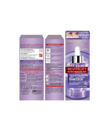 L'Oreal Paris Loreal Paris Revitalift Filler Eye Serum 20 ml - Buy Online on GoSupps.com