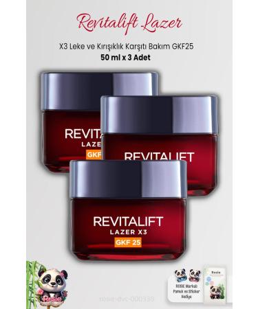 L'Oreal Paris 3 Pieces Loreal Paris Revitalift Laser X3 Anti-Stain and Anti-Wrinkle Care GKF25 and ROSIE