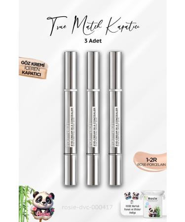 L'Oreal Paris 3 Pieces Loreal Paris Eye Cream Concealer Rose Porcelain 1-2.R and ROSIE