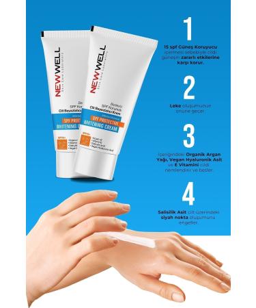 New Well Nourishing SPF Protected Skin Whitening Cream 50ML - Buy Online on GoSupps.com