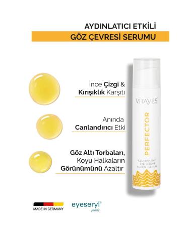 VITAYES Eye Contour Peptide Complex Serum Revitalizing & Firming Care for Dark Circles and Bags - Buy Online on GoSupps.com