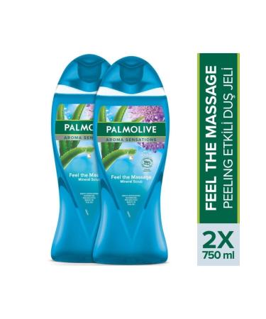 Palmolive Aroma Sensations Feel The Massage Skin Renewing Bath and Shower Gel 2 X 750 ml