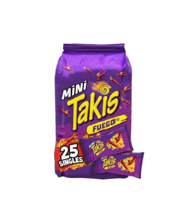 Takis Mini Chips Fuego 25 Singles Bite Size 875gr