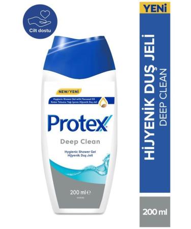 Protex Deep Clean Hygienic Shower Gel with Linseed Oil 200 ml