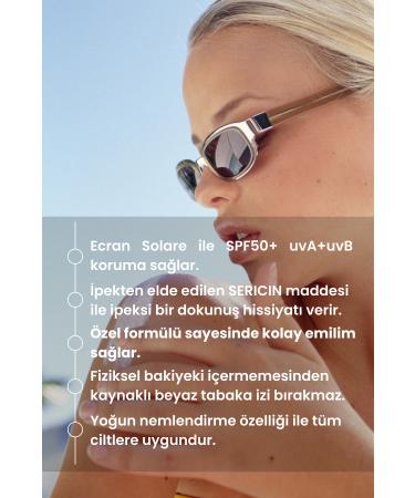 Sheida Ecran Solaire Face Sunscreen Spf 50 75 ml | Anti-Spot Moisturizer and Sunscreen - Buy Online on GoSupps.com