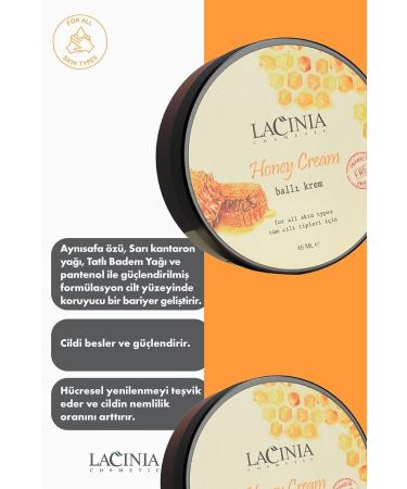 Lacinia Honey Cream 45 ml Suitable for Face and Body Care - Buy Online on GoSupps.com