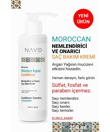 NAVO Moroccan Moisturizing and Repairing Hair Care Cream