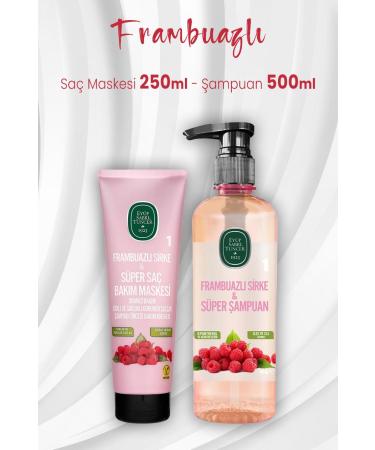 Ey p Sabri Tuncer Raspberry Hair Mask 250 ml And Shampoo 500 ml