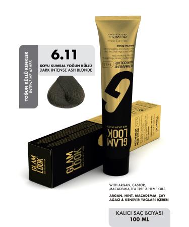 glam look Glamlook Dark Blonde Intense Ash 6.11 100 ml Permanent Hair Dye - Buy Online on GoSupps.com